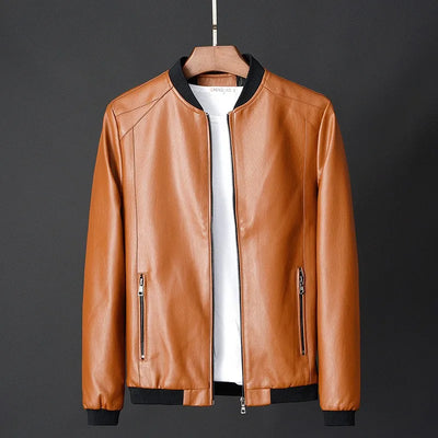 Raiden | Men's leather jacket bomber statement style