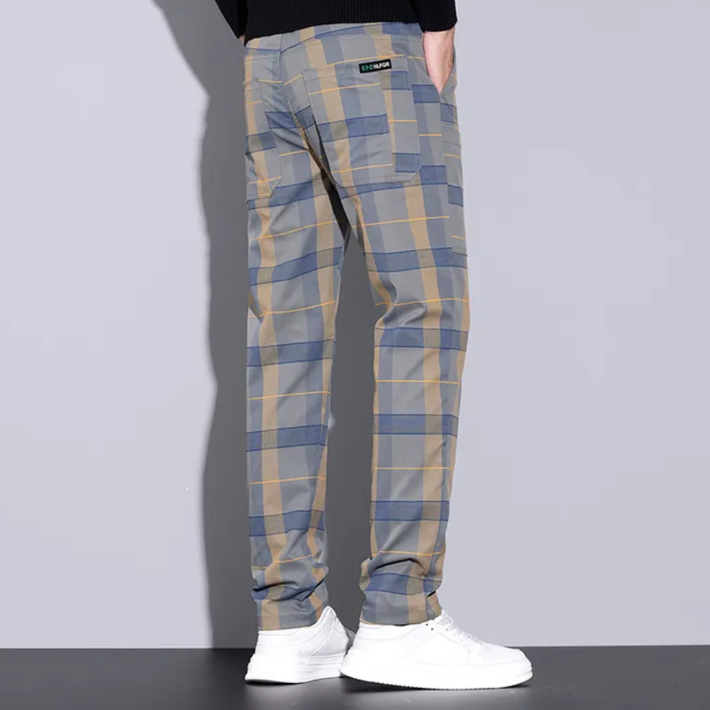 Tobías® | Timeless checked trousers for men