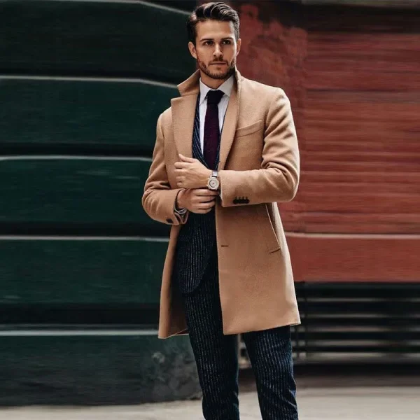 Oban | Classic men's wool coat - timelessly elegant for business and leisure