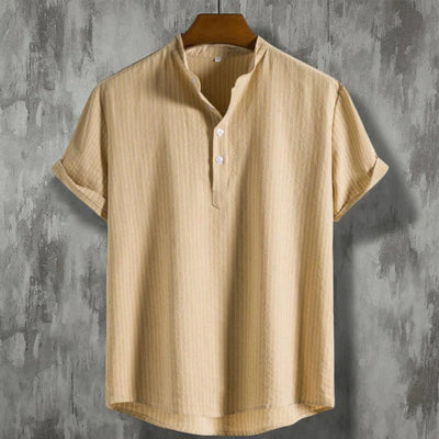 Dennis® | Comfortable striped Henley shirt