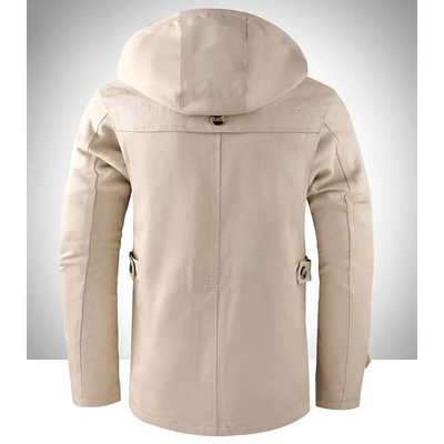 Pascual | Men's Winter Coat Long - Waterproof with Hood and Practical Pockets
