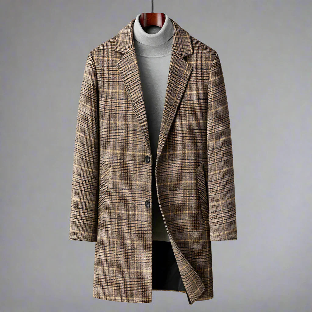 Rafa | Men's Wool Coat Classic Elegant