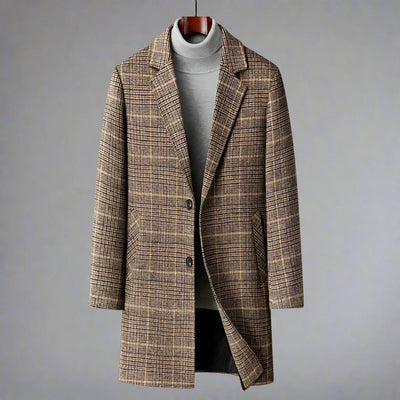 Rafa | Men's Wool Coat Classic Elegant