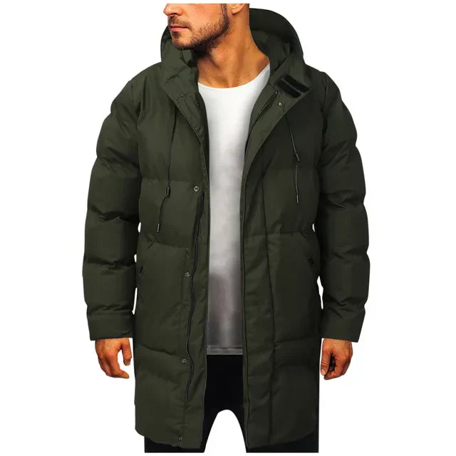 Estuardo | Men's insulated puffer coat with long hood