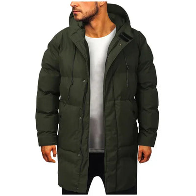 Estuardo | Men's insulated puffer coat with long hood