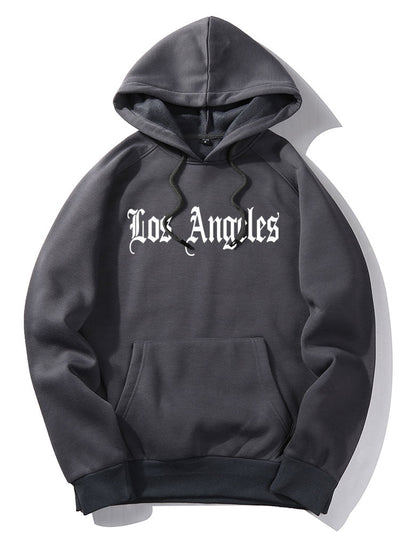 Louis | Los Angeles Print Kangaroo Pocket Hoodie