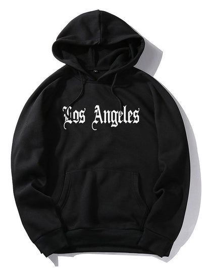 Louis | Los Angeles Print Kangaroo Pocket Hoodie