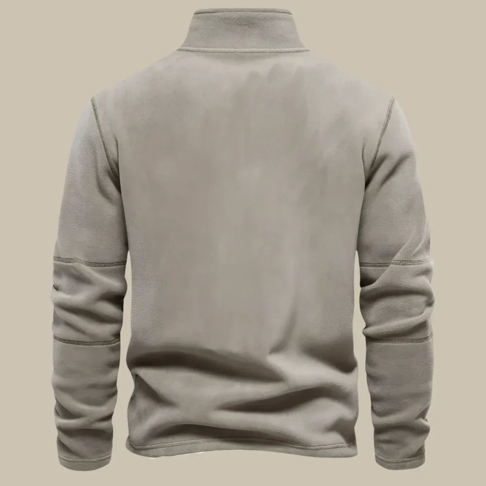 Rodas | Men's fleece pullover with zip