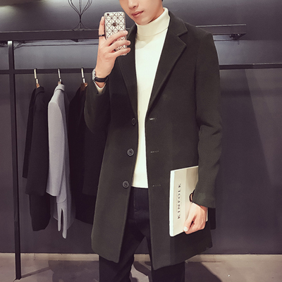 Odel | Men's Wool Coat Elegant Business Jacket - Office and Leisure