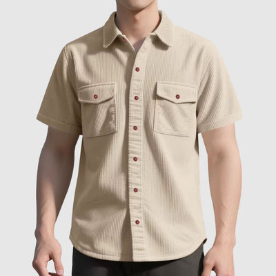 Rafael | Elegant Corduroy Men's Shirt