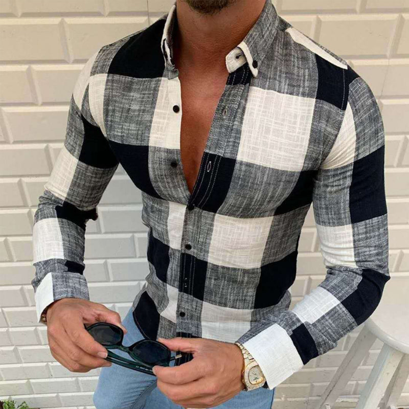 Joel® | Casual Checked Men'S Shirt