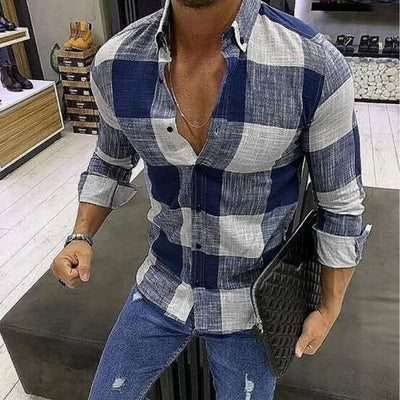 Joel® | Casual Checked Men'S Shirt