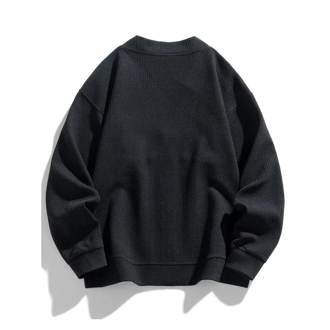 Ezra | Lucas Waffle Knit Cardigan