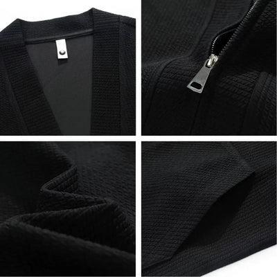 Ezra | Lucas Waffle Knit Cardigan