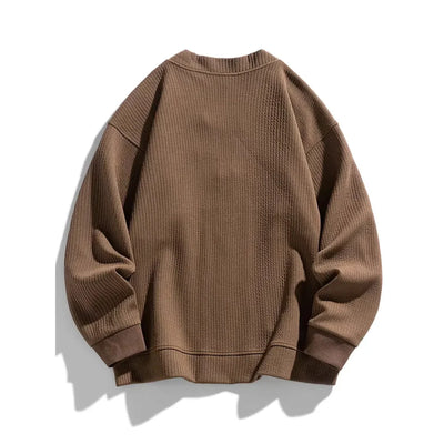 Ezra | Lucas Waffle Knit Cardigan