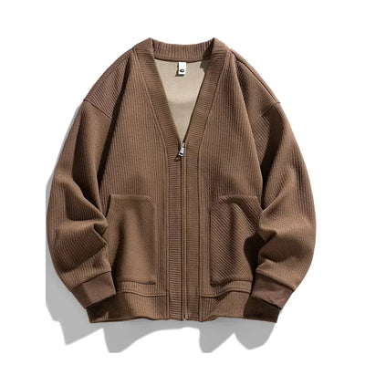 Ezra | Lucas Waffle Knit Cardigan