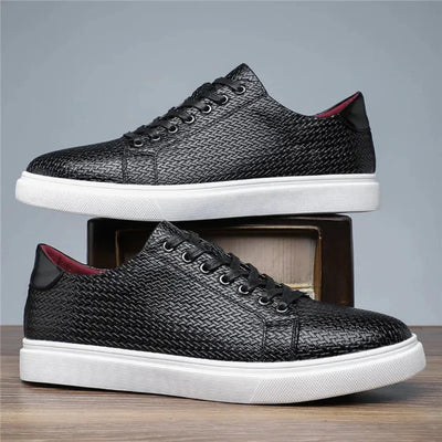 Hernán | Luciano Handwoven Leather Sneakers