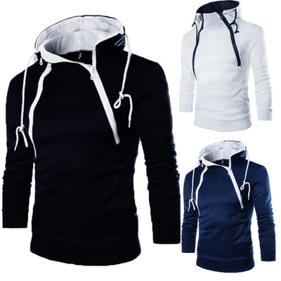 Graham® | Modern hoodie with a high collar