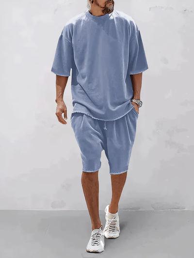 Gavin® | Casual, Loose-Fitting Sports Set In Solid Colors