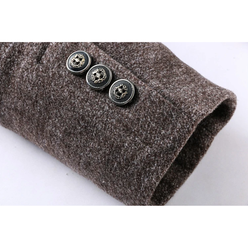 Othello | Men's Classic Wool Coat - Elegant Winter Fashion with Lining