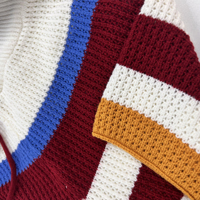 Men's Spring Fashion Striped Woven Sports Casal Shorts