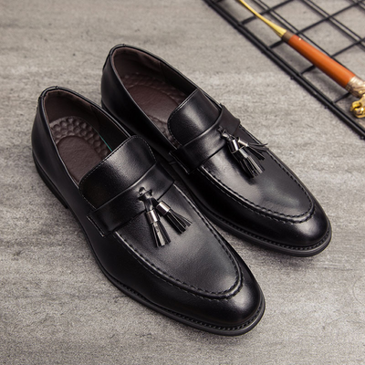 Dennis® | Leather Tassel Loafers