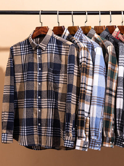 Gilmore | Cotton plaid shirt