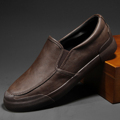 Emmet® | Leather Slip-On Sneakers