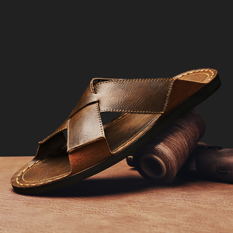 Rashad® | Genuine Leather Sandals