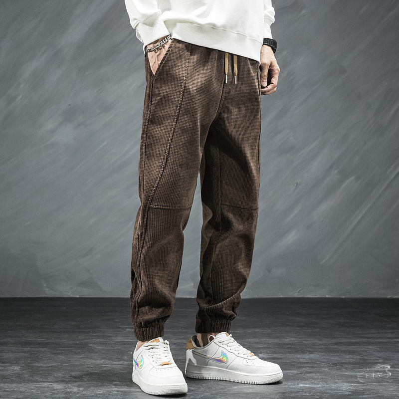 Lorenzo® | Corduroy Waffle Joggers
