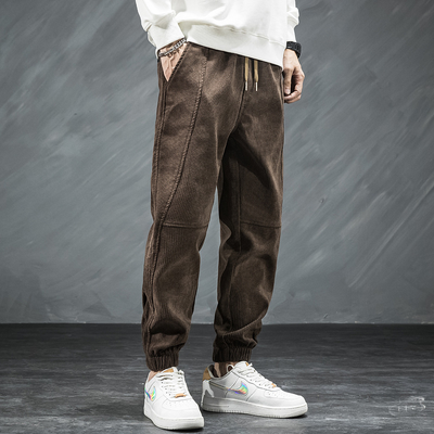 Lorenzo® | Corduroy Waffle Joggers