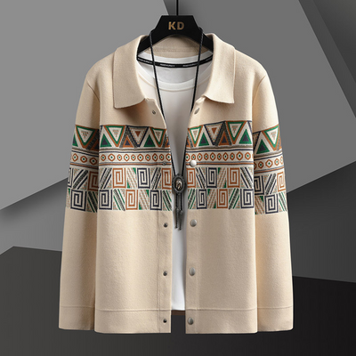 Alejandro® | Mosaic Collar Knit Jacket