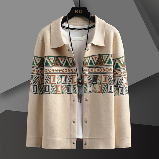 Alejandro® | Mosaic Collar Knit Jacket