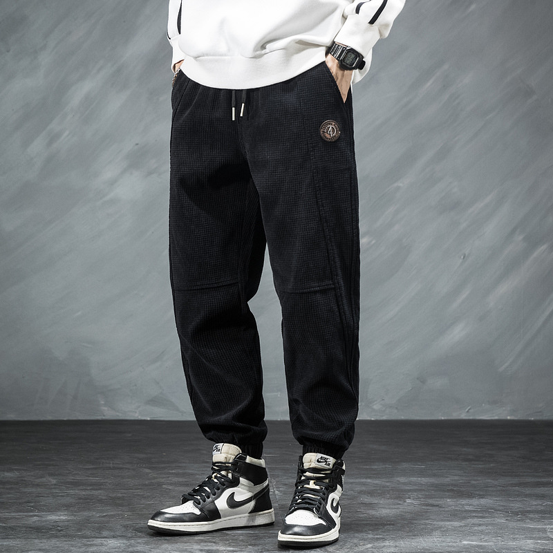 Lorenzo® | Corduroy Waffle Joggers