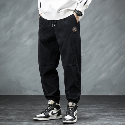 Lorenzo® | Corduroy Waffle Joggers