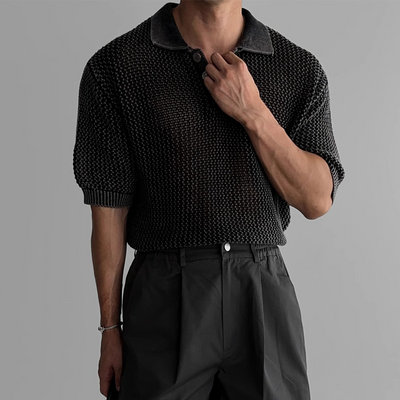 Julio® | Harvey Waffle Polo Shirt