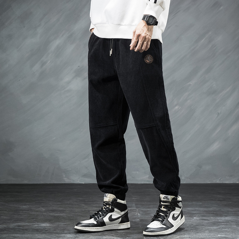 Lorenzo® | Corduroy Waffle Joggers