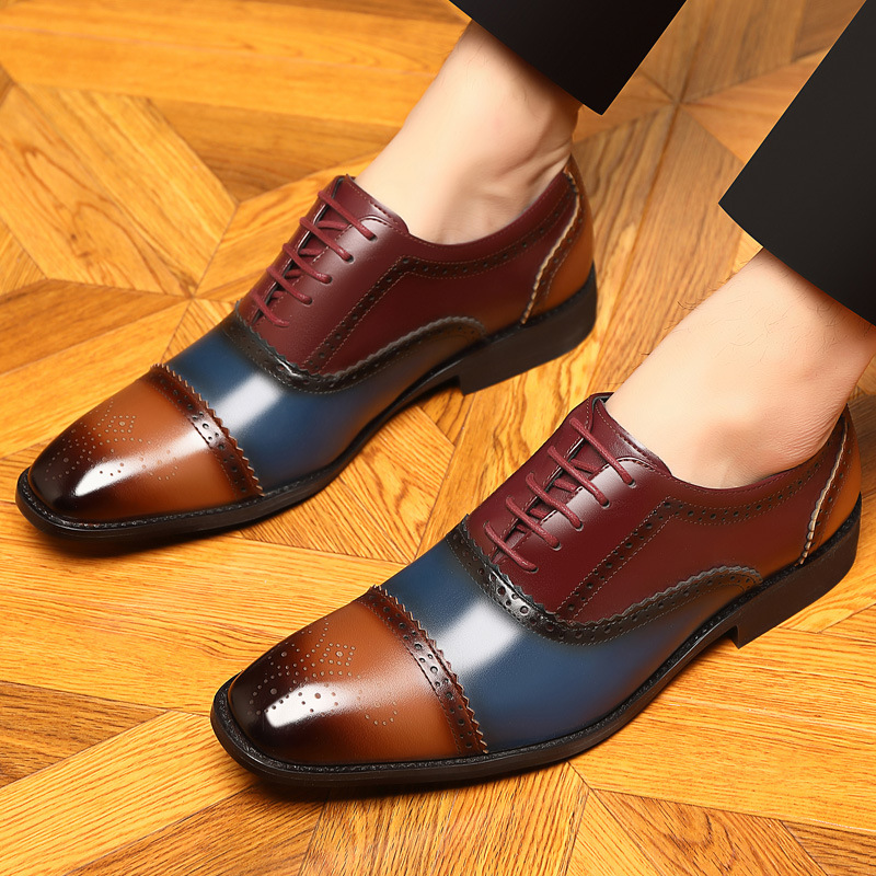 Andrés® | Kensington Leather Brogue Dress Shoes