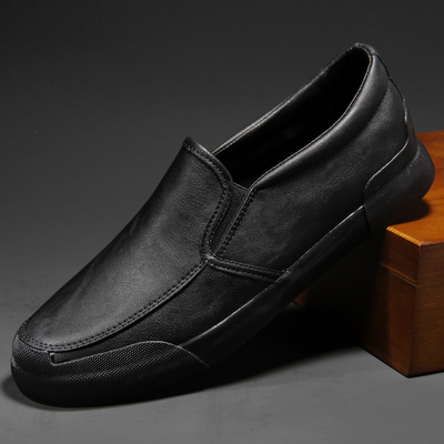 Emmet® | Leather Slip-On Sneakers