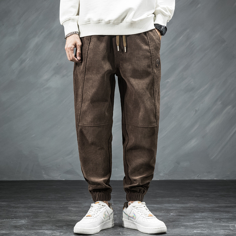 Lorenzo® | Corduroy Waffle Joggers