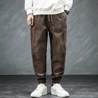 Lorenzo® | Corduroy Waffle Joggers