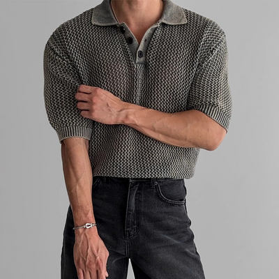 Julio® | Harvey Waffle Polo Shirt