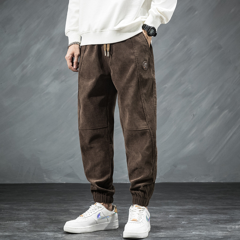 Lorenzo® | Corduroy Waffle Joggers