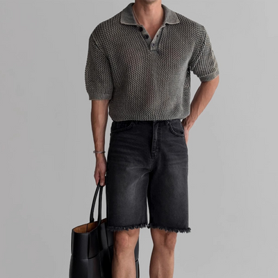 Julio® | Harvey Waffle Polo Shirt