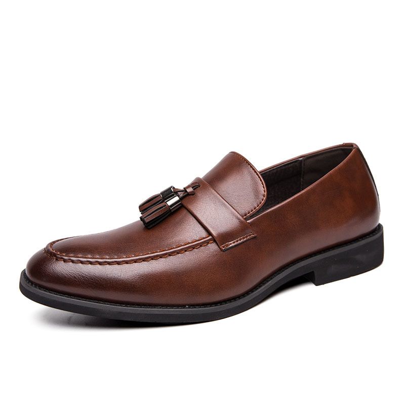 Dennis® | Leather Tassel Loafers