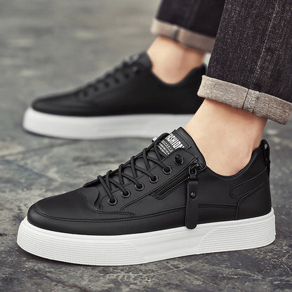 Julian® | Leather Sneakers With Zip Detail