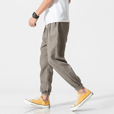 Vasco | Eleganza Linen Joggers