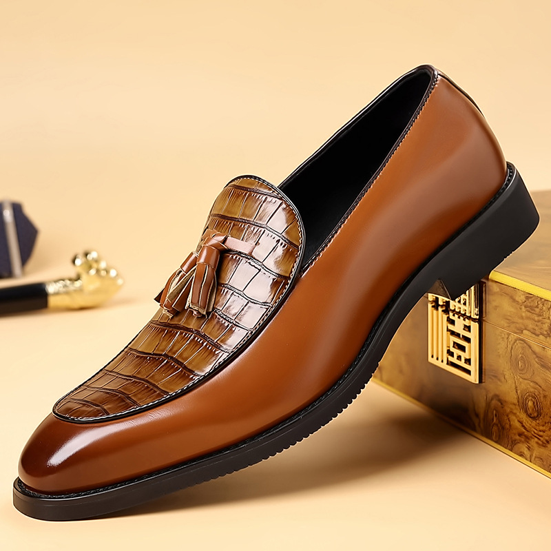 Louis | Preston Genuine Leather Tassel Loafers
