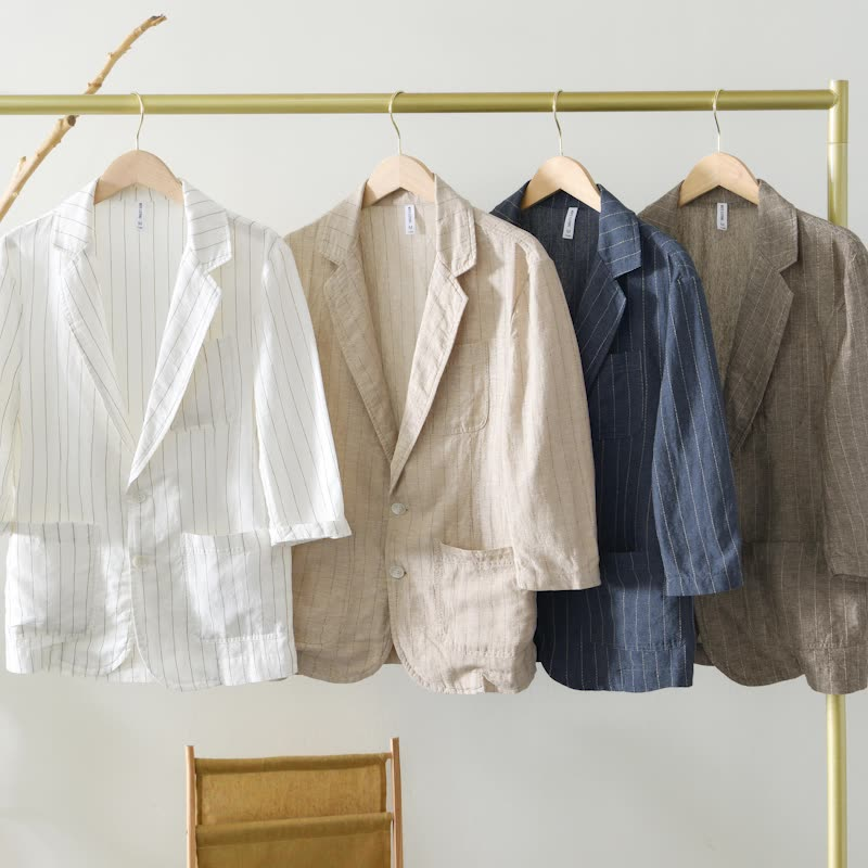 Jeffrey | Rinaldi Linen Blazer