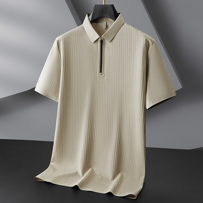 Marcel® | Texture-Zip Polo